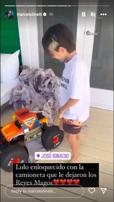 Historias de Instagram @marcelotinelli