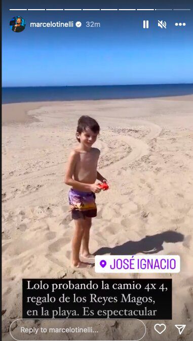 Historias de Instagram @marcelotinelli