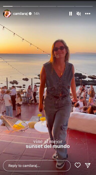 Historias de Instagram @camilaraj