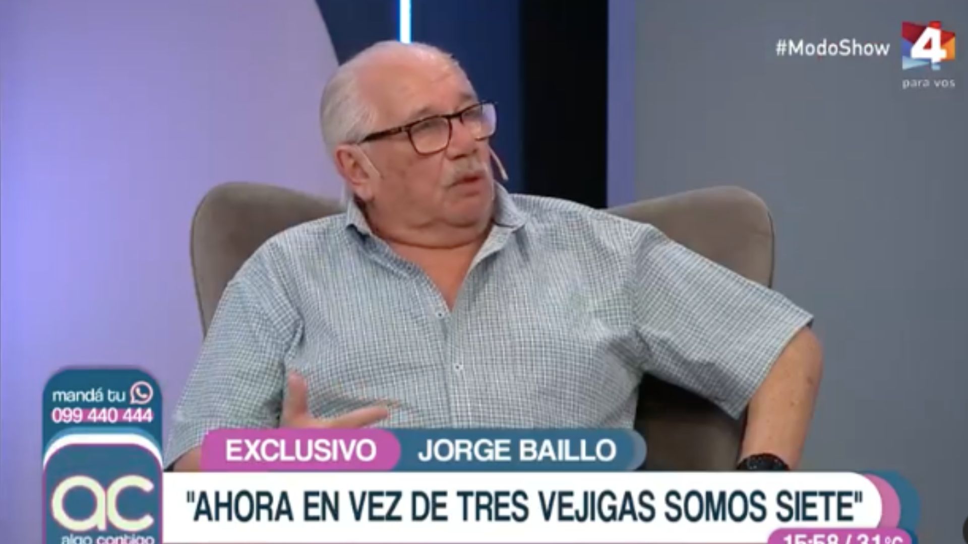 Baillo respondió a la murga que insultó a su programa “Ahora