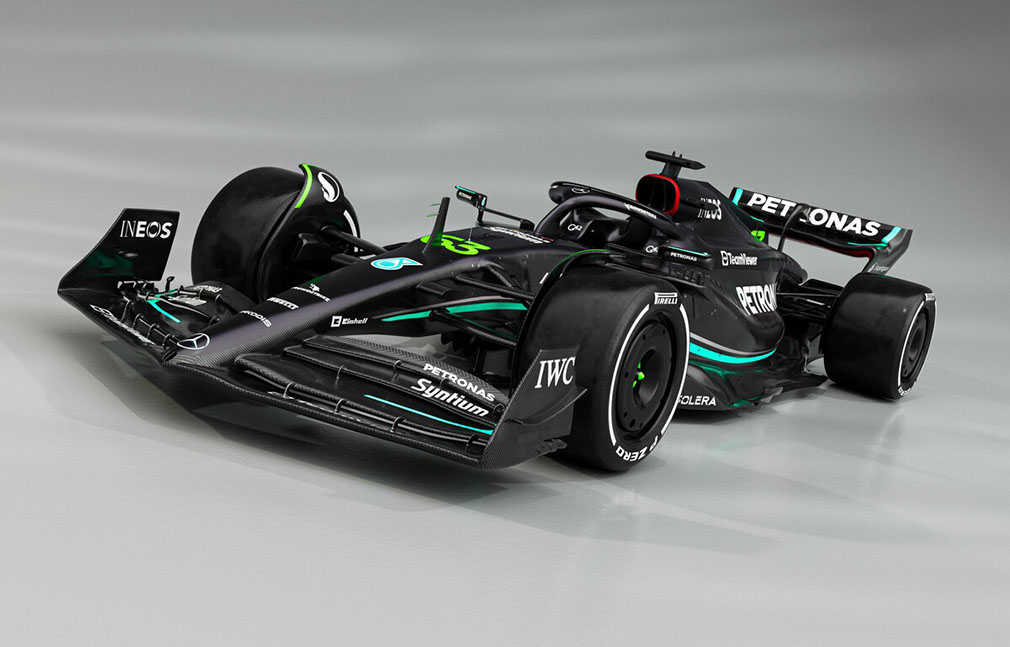 F1: Mercedes Presenta Su Monoplaza Totalmente Negro Con El Que Espera ...