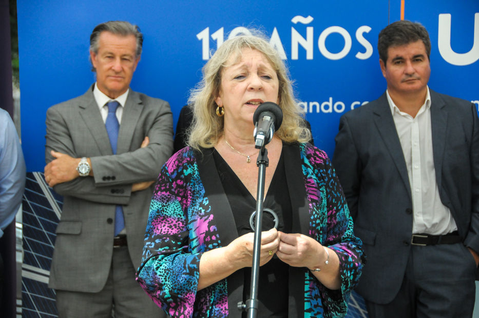 Silvia Emaldi, presidenta de UTE / Foto cedida a Montevideo Portal