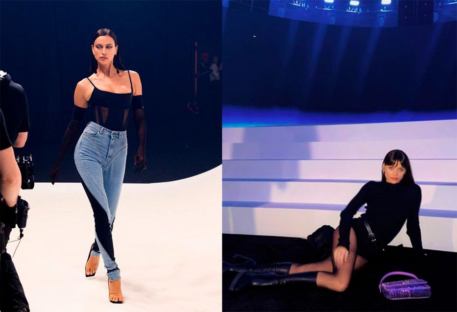 Irina&nbsp;Shayk y Victoria Saravia. Foto cedida a Montevideo Portal.