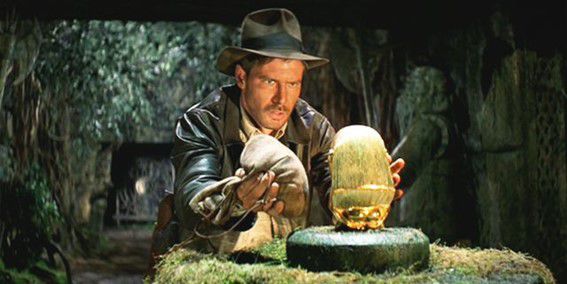 Harrison Ford (Indiana Jones) en “Indiana Jones y los cazadores del arca perdida”. Foto: Indiana Jones