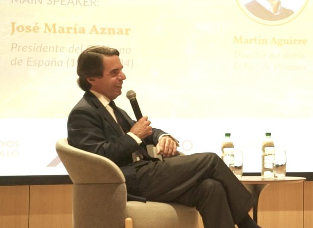 Aznar: “Hay un déficit grande de pensamiento estratégico, con excepciones como Uruguay”