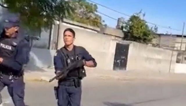 No de nuevo, decía