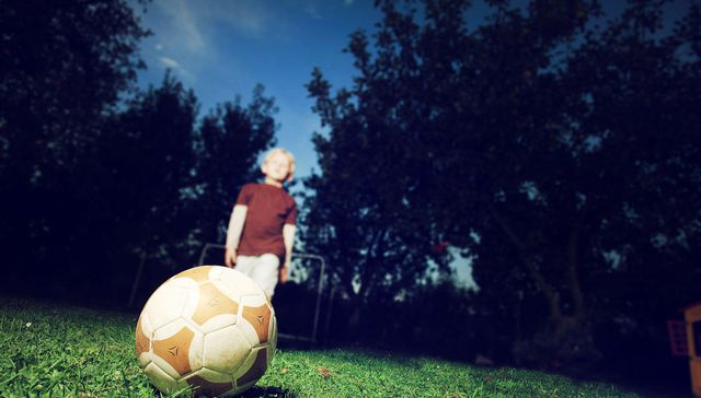 La pelota se manchó