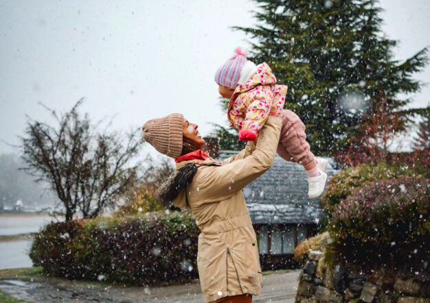 Andy Vila con su hija Emma. Foto: Instagram @andyyvila