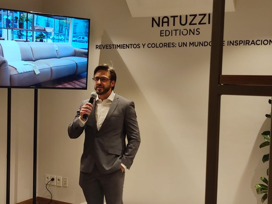 Felipe Forni, representante de Natuzzi para Latinoamérica / Foto: Montevideo Portal