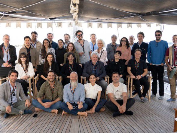 Parte de la delegación uruguaya en Cannes. Foto: cortesía José Ignacio International Film Festival
