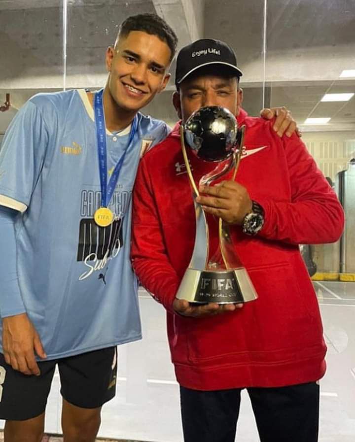 Rodrigo Chagas y su padre, José - Foto: Gentileza José Chagas