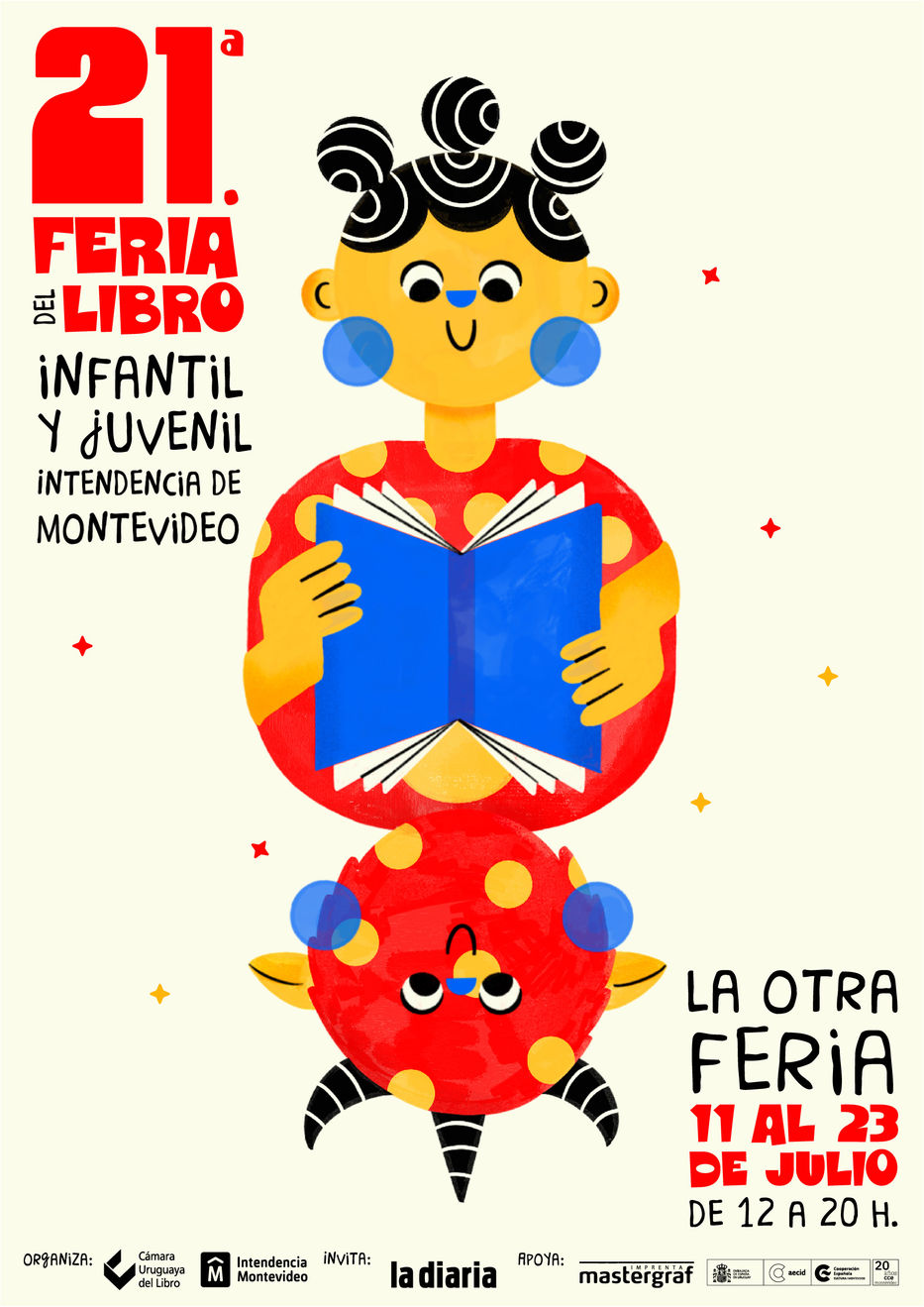 Afiche de la Feria del Libro Infantil y Juvenil 2023.