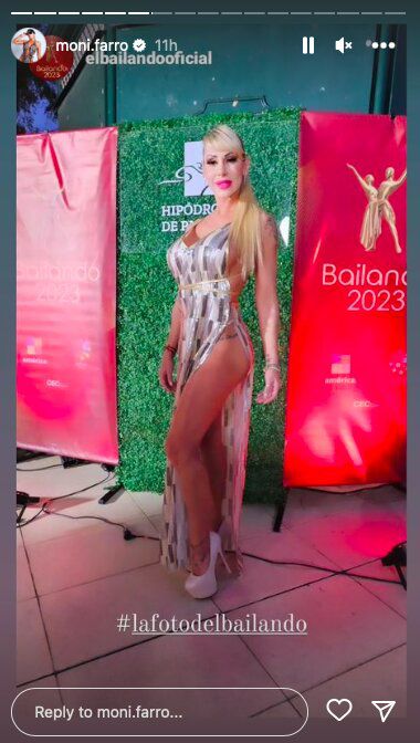 Foto: captura historias de Instagram / @moni.farro