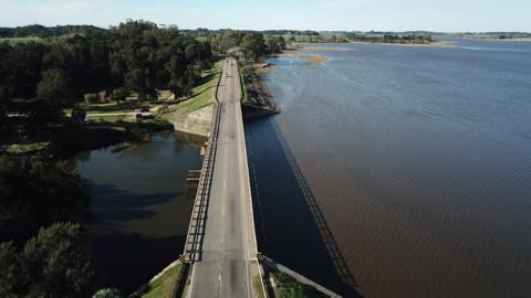 Represa de Canelon Grande 25 de agosto de 2023. Foto: Gastón Britos/FocoUy