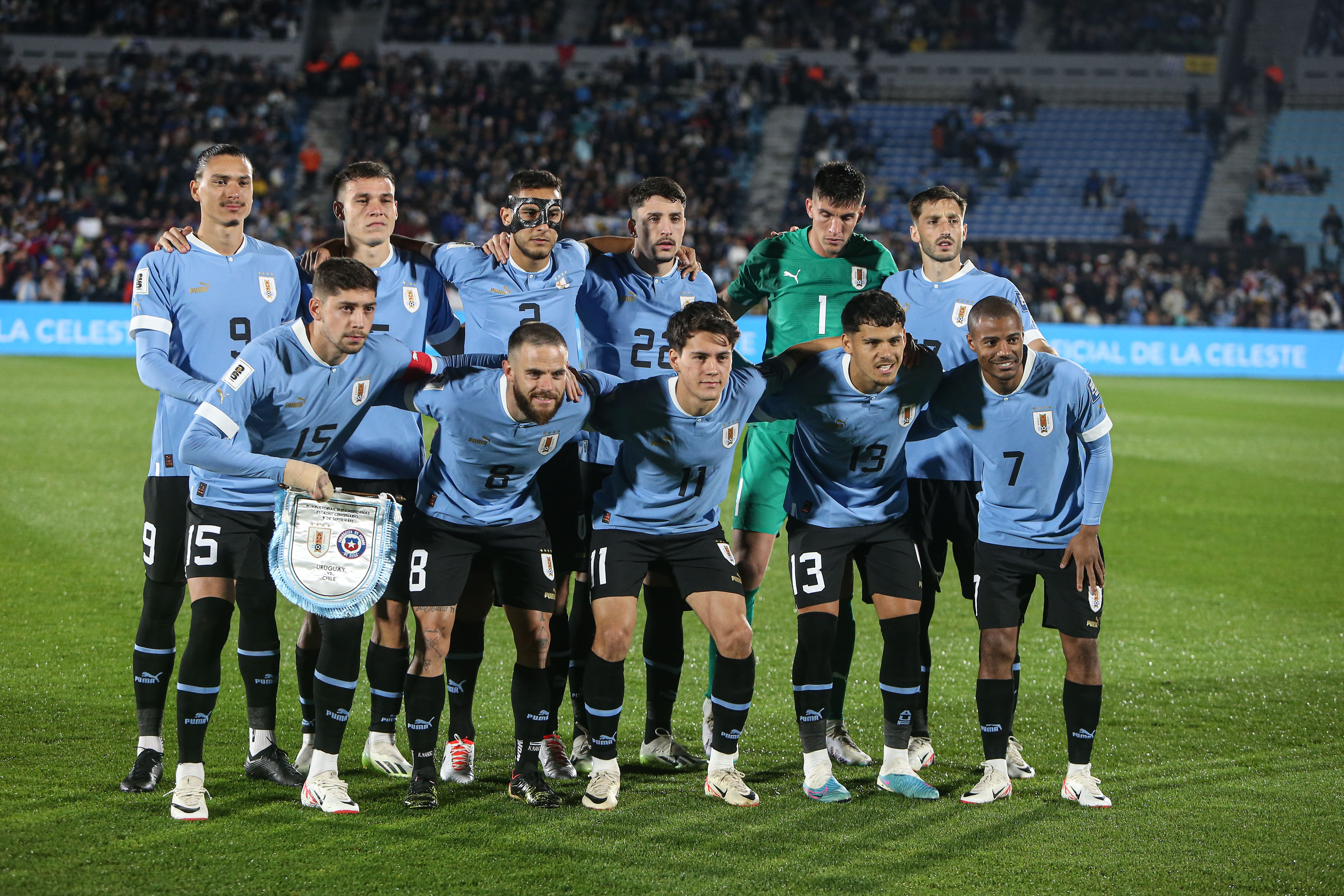 Los futbolistas de la Selección de Uruguay expresaron su total