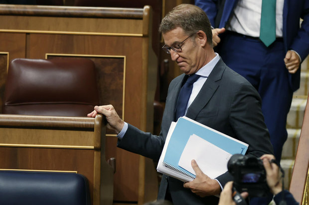 España: Feijóo fue rechazado por mayoría del Congreso; el viernes tiene otra oportunidad