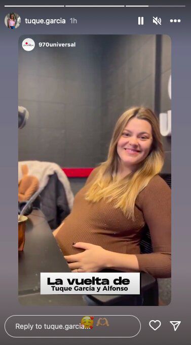 Foto: captura historias de Instagram / @tuque.garcia