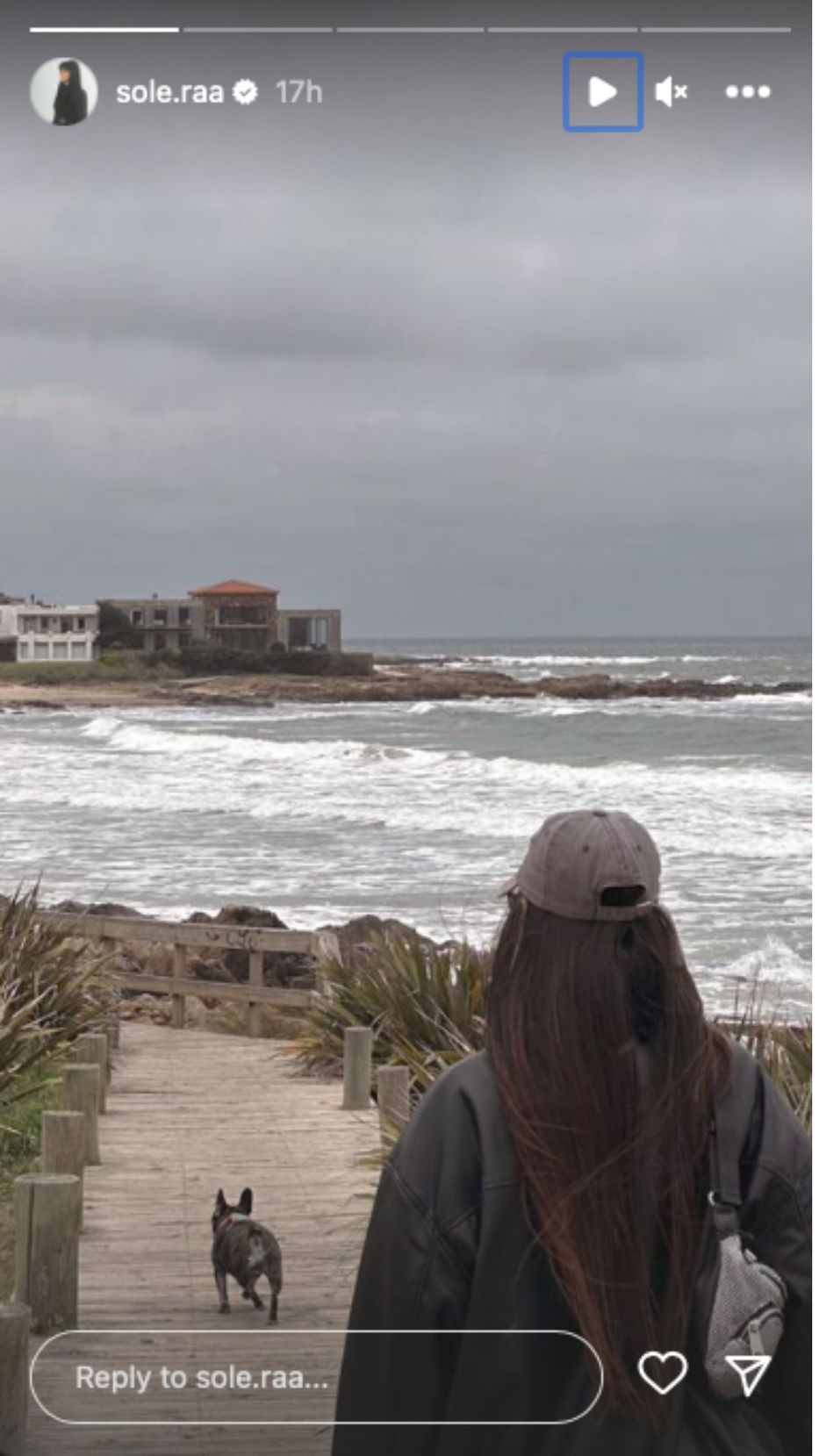 Foto: captura historia de Instagram / @sole.raa