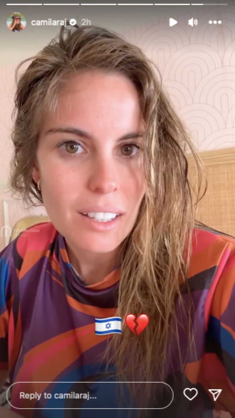 Foto: captura historias de Instagram / @camilaraj