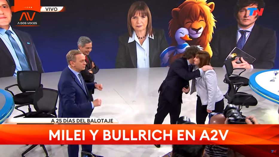 El Primer Abrazo De Milei Y Bullrich En Entrevista Doble “qué Revolución Armamos ¿no” 6155