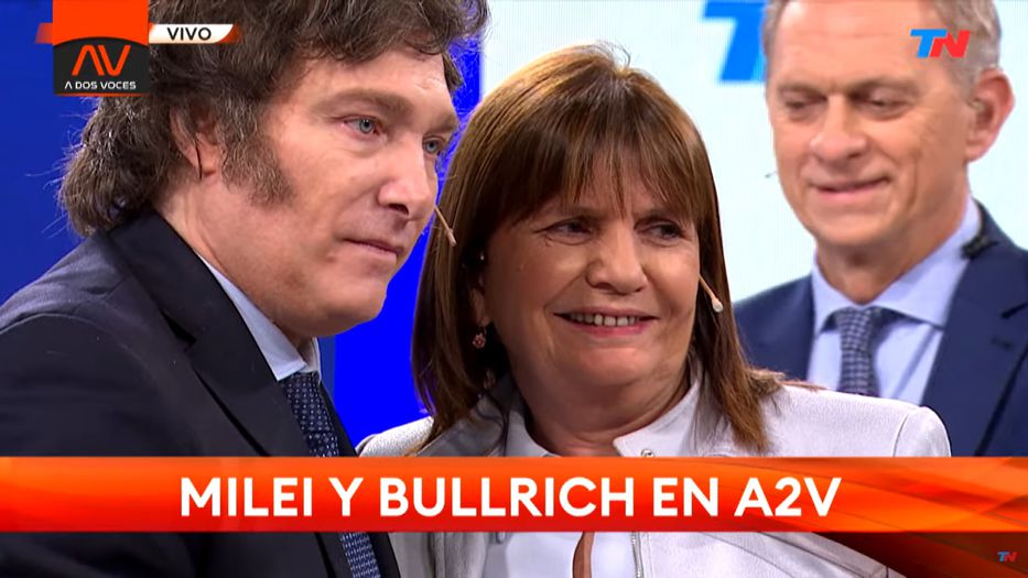 El Primer Abrazo De Milei Y Bullrich En Entrevista Doble “qué Revolución Armamos ¿no” 5153