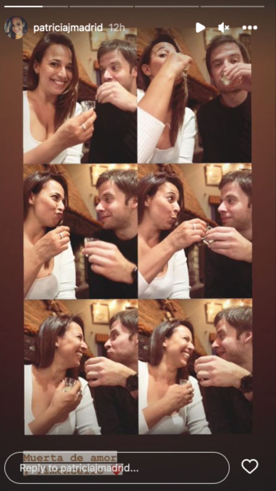 Foto: captura historias de Instagram / @patriciajmadrid