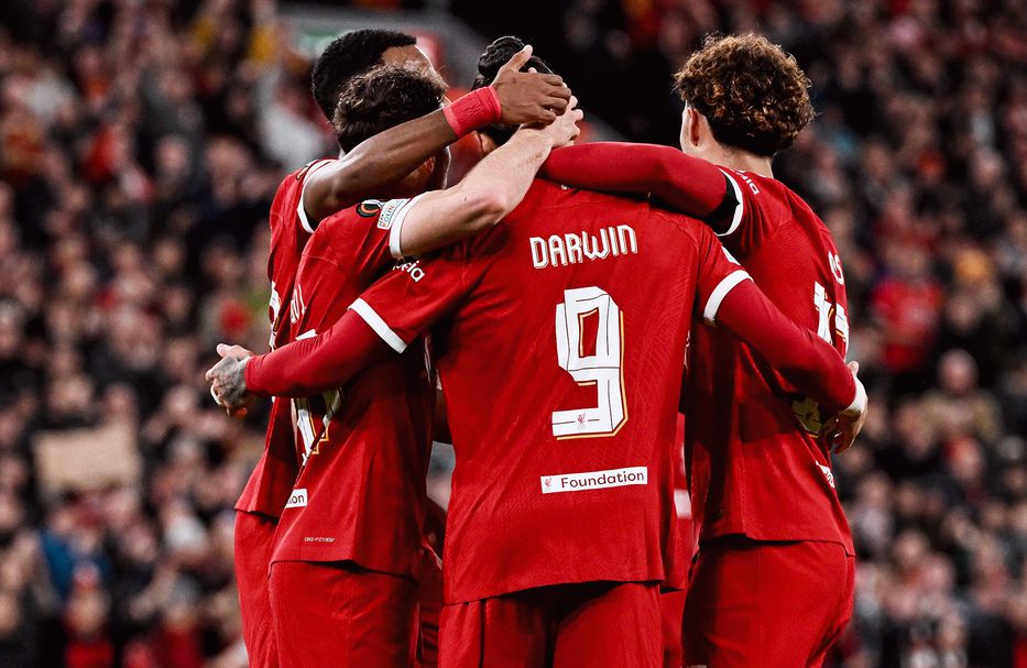 Europa League: Liverpool, con gol de Darwin Núñez, está venciendo 3-1 al Toulouse