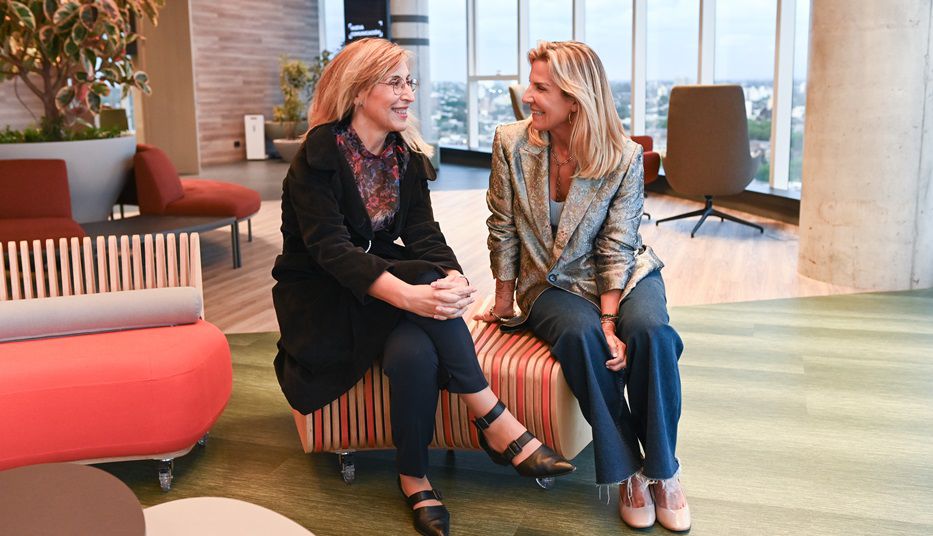 Núria Vilanova y Verónica García Mansilla. Foto: cedida a Montevideo Portal