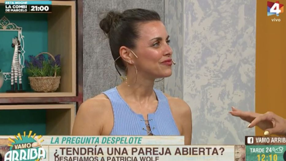 Pati Wolf reveló una intimidad de su pareja: “Tengo una relación abierta y estoy feliz”