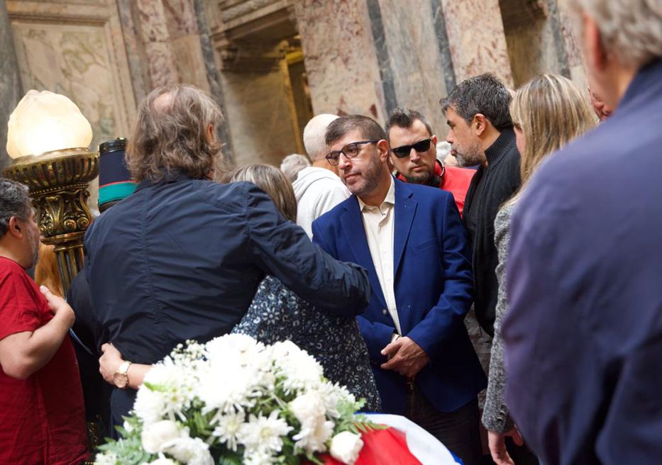 Fernando Pereira en el velatorio de Danilo Astori. Foto: FocoUy