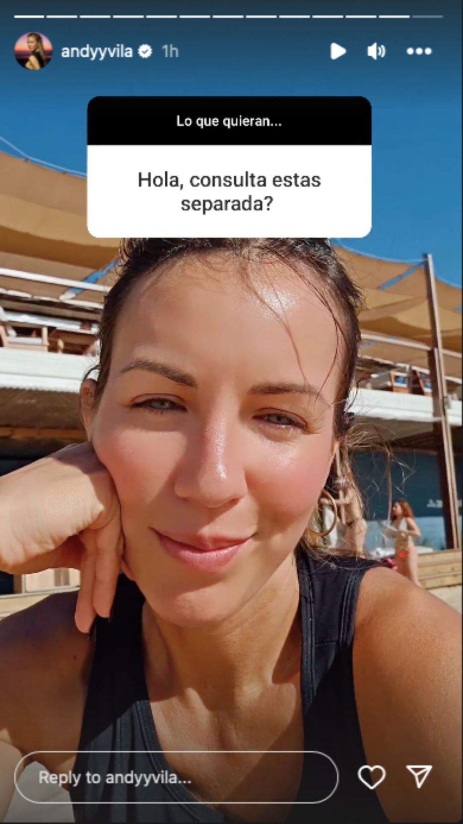 Foto: captura historias de Instagram / @andyyvila