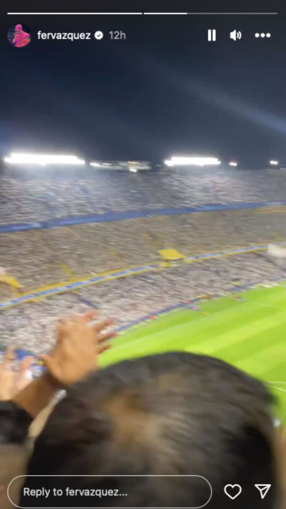 Foto: captura historias de Instagram / @fervazquez