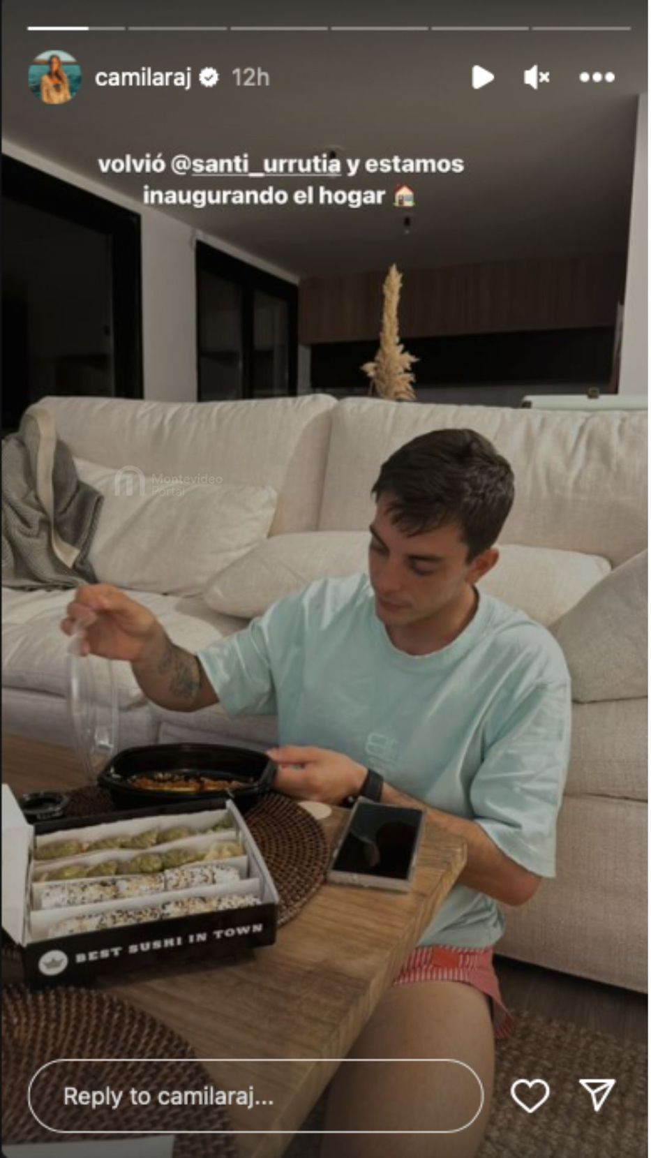 Foto: captura de historias de Instagram / @camilaraj