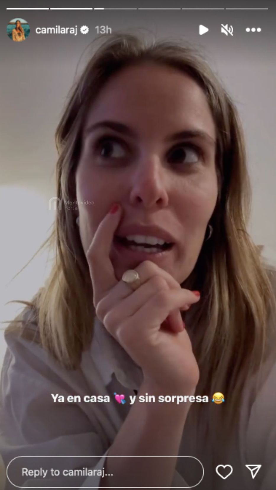 Foto: captura historias de Instagram / @camilaraj