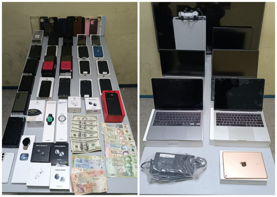 CordÃ³n: siguieron la pista de una laptop robada y hallaron una âbocaâ de aparatos robados