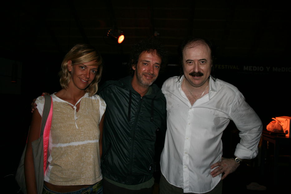 Gustavo Cerati y Jaime Roos (cortesía de Medio y Medio)