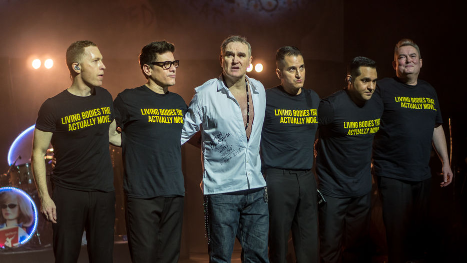 Morrissey en el London Palladium en 2018 (foto: Raph_PH)
