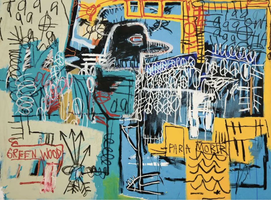 Bird On The Money (1981) por Jean-Michel Basquiat