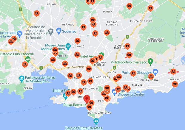 Inundaciones en Montevideo: un mapa indica cuáles son las zonas de mayor riesgo