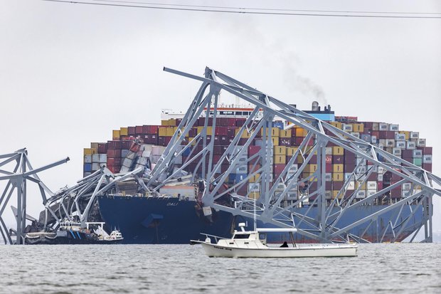 “Se acerca un barco” y “el puente está caído”: publican audios de la Policía de Baltimore
