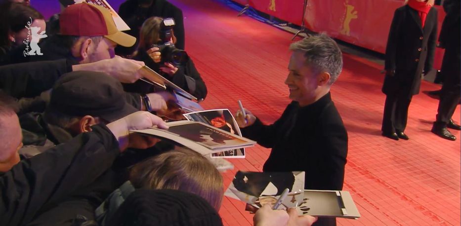 Gael García Bernal en la alfombra roja del Festival de Cine de Berlín