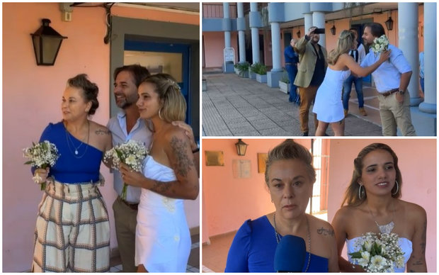 Lacalle Pou apareció en la boda de dos mujeres: fue “invitado sorpresa” de una de ellas