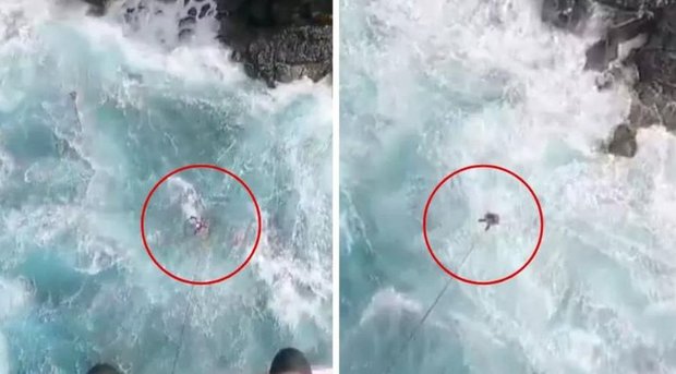 España: turista murió tras caer al mar cuando tomaba fotos pese a alerta meteorológica