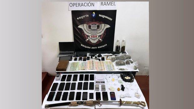 Policía desbarató banda que vendía y distribuía droga en Maldonado: hay 12 imputados