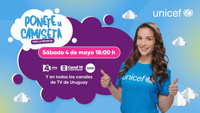 Maratón de Unicef 2024: el próximo 4 de mayo ponete la camiseta por la infancia