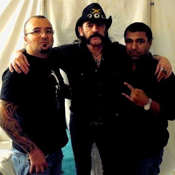 Lemmy junto a Jorge Polito en Montevideo, 2011