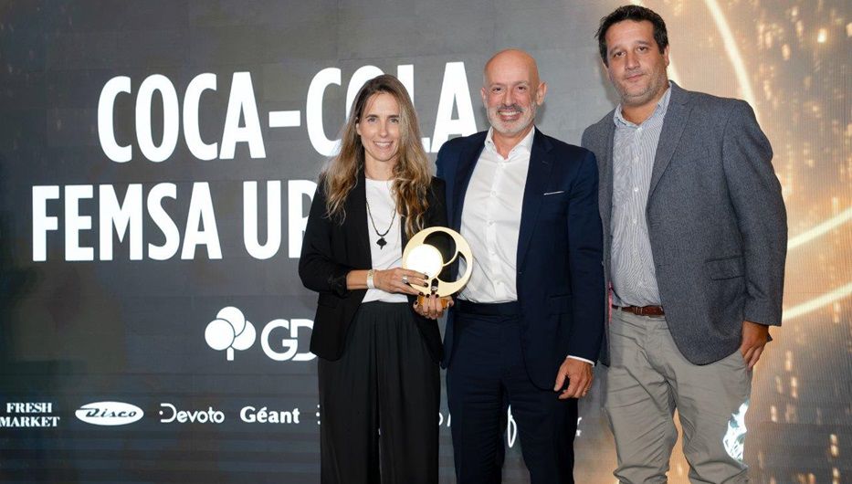 Coca-Cola Femsa Uruguay se llevó el máximo galardón de la noche. Foto: Álvaro Portillos