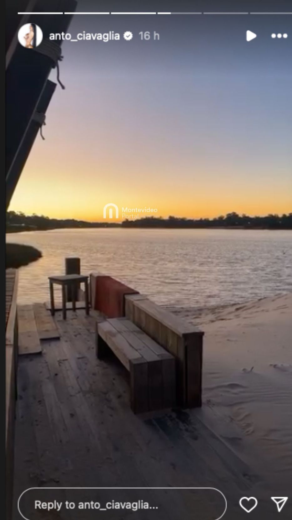 Foto: captura historias de Instagram / @anto_ciavaglia