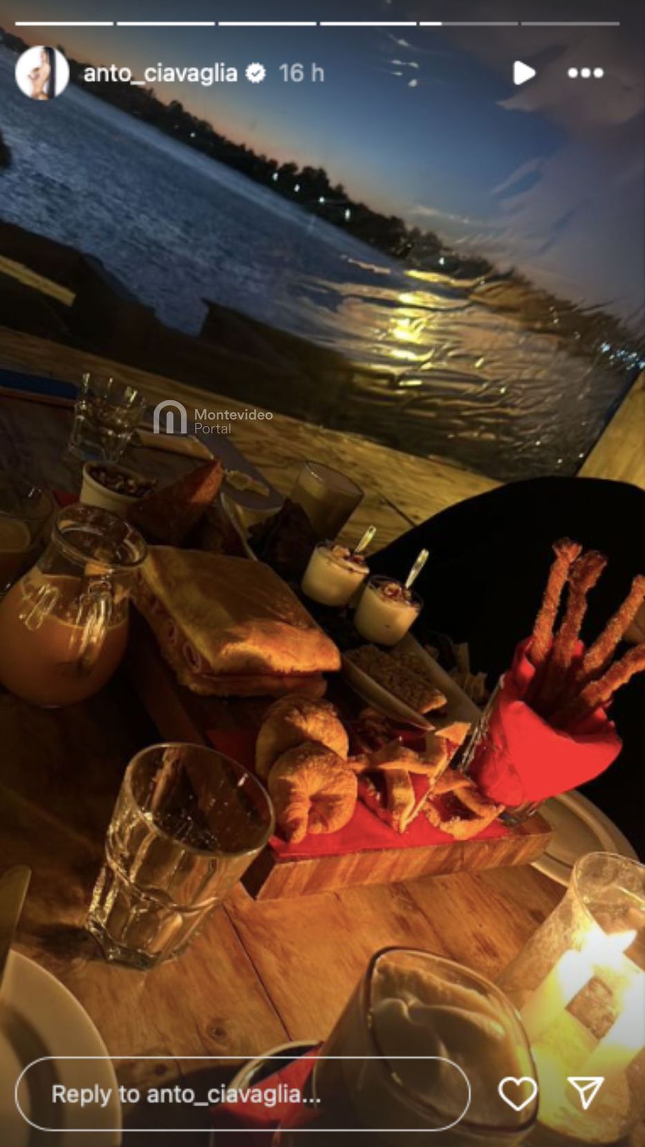 Foto: captura historias de Instagram / @anto_ciavaglia