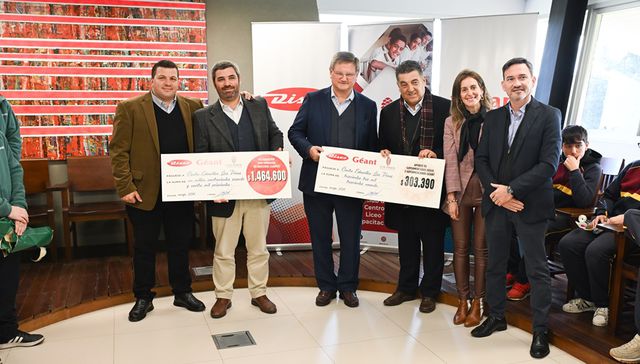 Finalizó nueva campaña de Disco y Géant para contribuir con el centro educativo Los Pinos